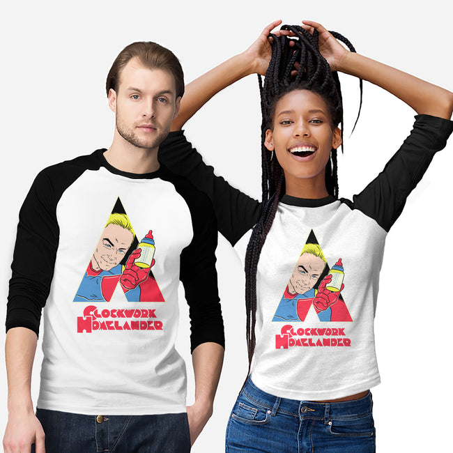 A Clockwork Homelander-Unisex-Baseball-Tee-naomori