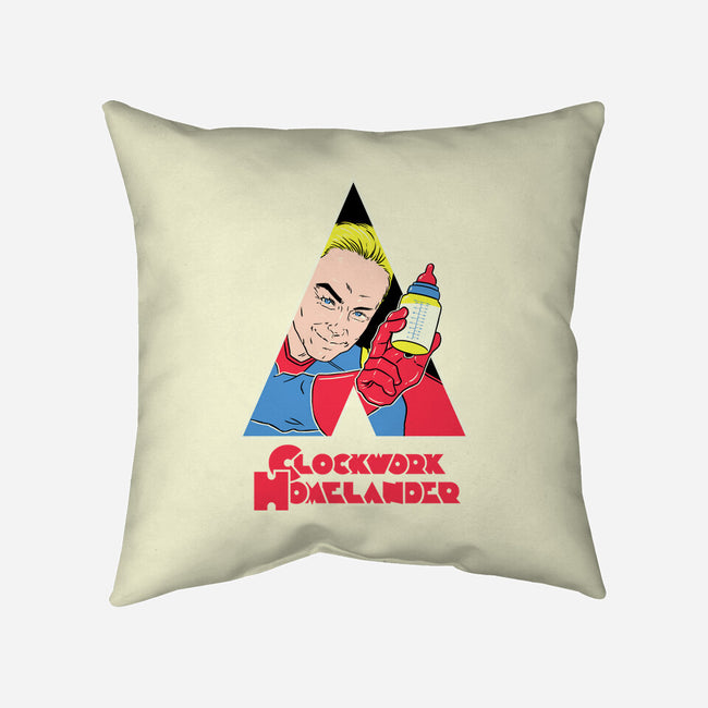 A Clockwork Homelander-None-Removable Cover-Throw Pillow-naomori