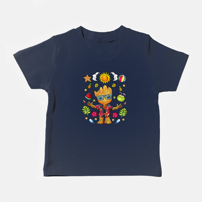 I'm Groot Summer-Baby-Basic-Tee-JamesQJO