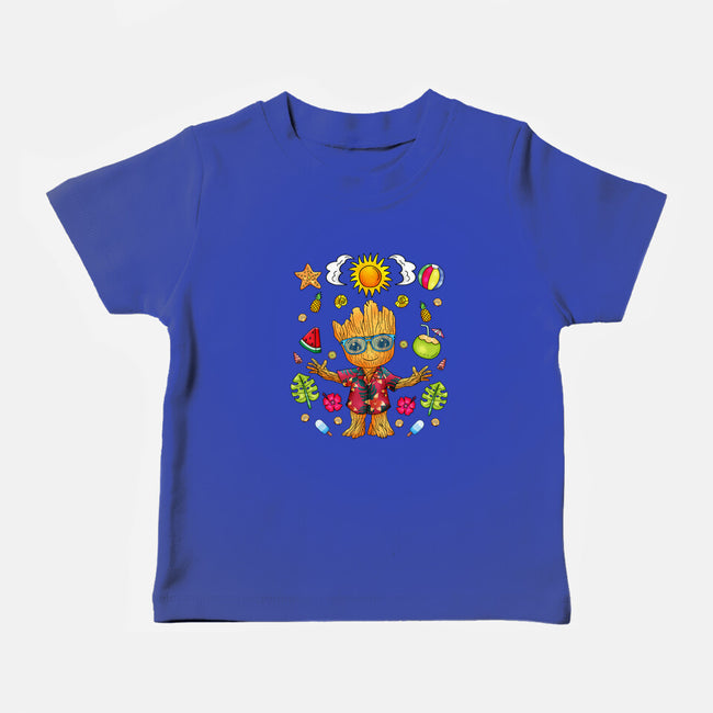 I'm Groot Summer-Baby-Basic-Tee-JamesQJO