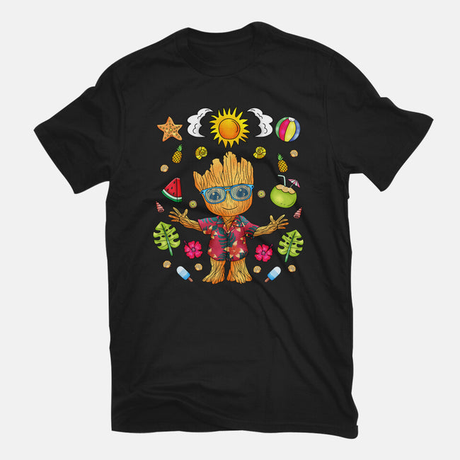 I'm Groot Summer-Youth-Basic-Tee-JamesQJO