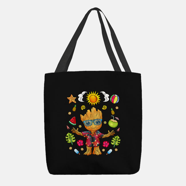 I'm Groot Summer-None-Basic Tote-Bag-JamesQJO