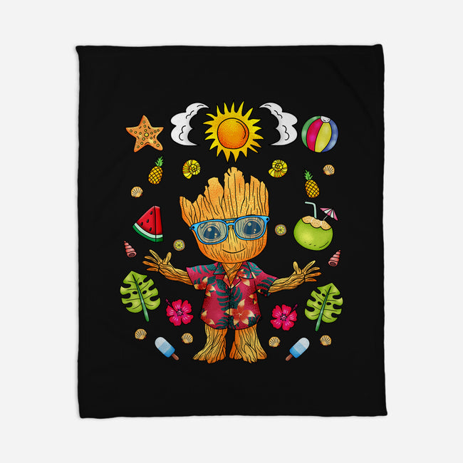 I'm Groot Summer-None-Fleece-Blanket-JamesQJO