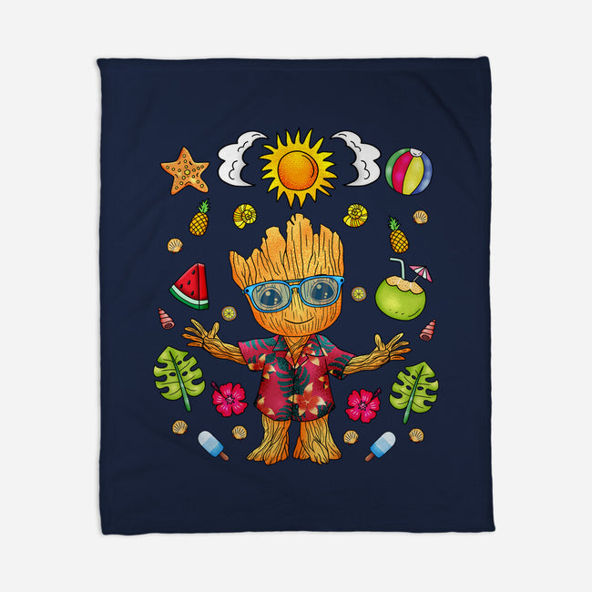 I'm Groot Summer-None-Fleece-Blanket-JamesQJO