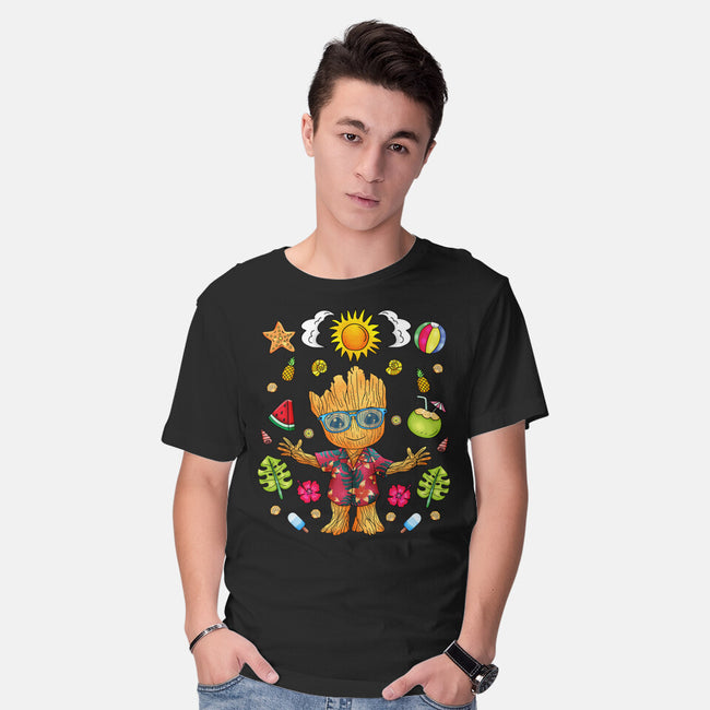 I'm Groot Summer-Mens-Basic-Tee-JamesQJO