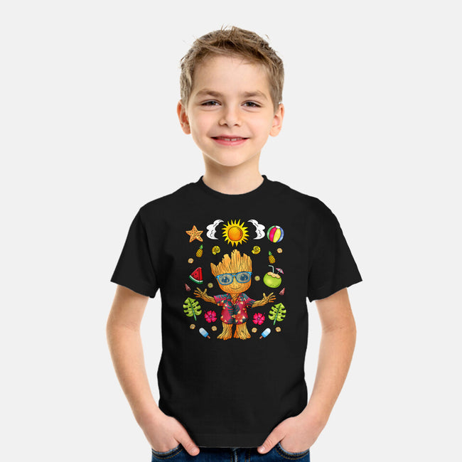 I'm Groot Summer-Youth-Basic-Tee-JamesQJO