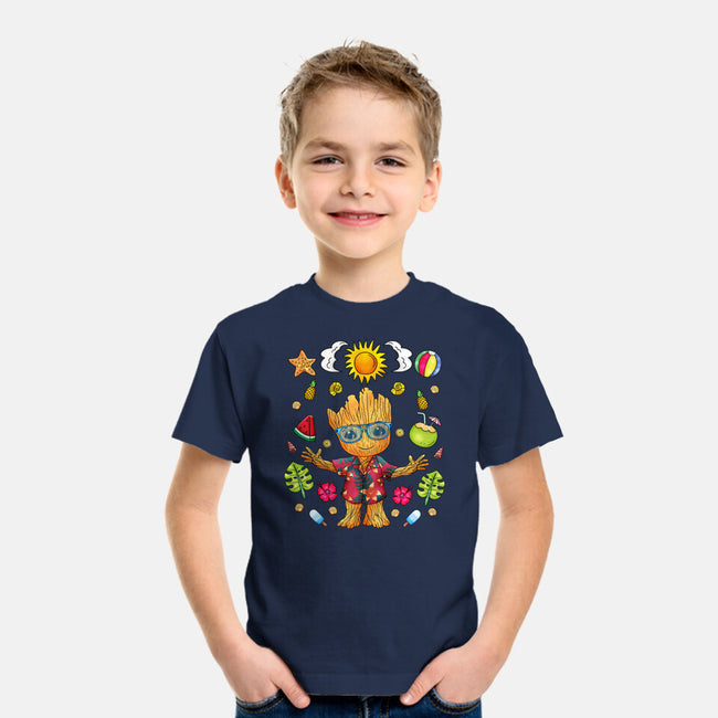 I'm Groot Summer-Youth-Basic-Tee-JamesQJO