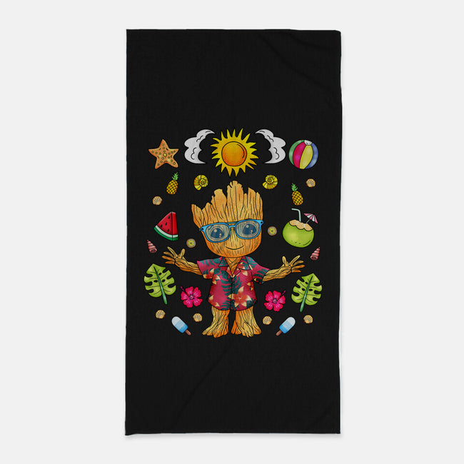 I'm Groot Summer-None-Beach-Towel-JamesQJO