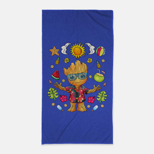 I'm Groot Summer-None-Beach-Towel-JamesQJO