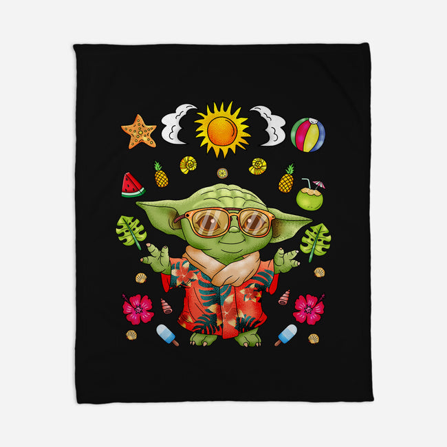 Cute Summer Creature-None-Fleece-Blanket-JamesQJO