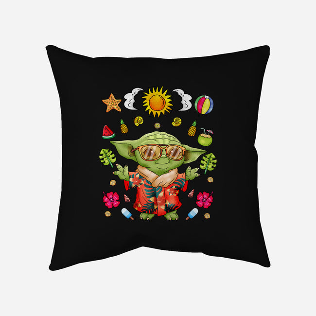 Cute Summer Creature-None-Removable Cover w Insert-Throw Pillow-JamesQJO