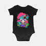 Mushroom Underworld Fox-Baby-Basic-Onesie-ellr