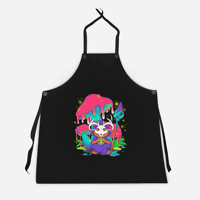 Mushroom Underworld Fox-Unisex-Kitchen-Apron-ellr