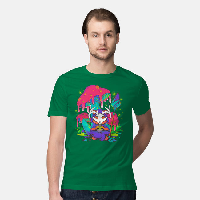 Mushroom Underworld Fox-Mens-Premium-Tee-ellr