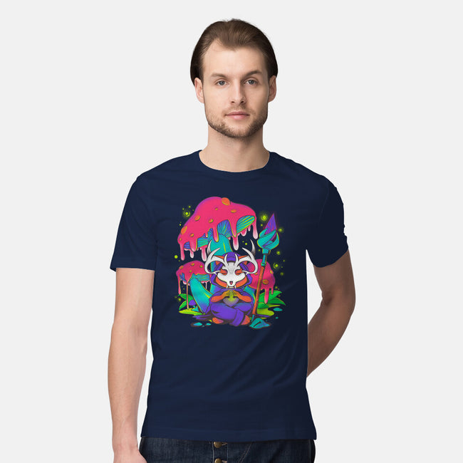 Mushroom Underworld Fox-Mens-Premium-Tee-ellr