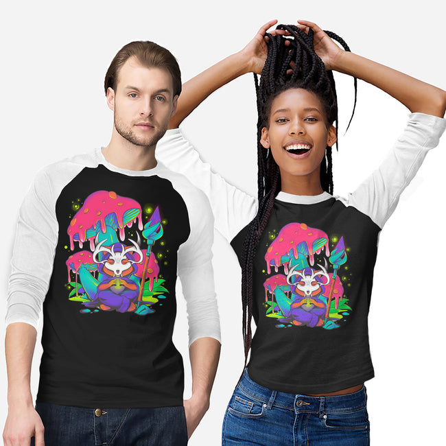 Mushroom Underworld Fox-Unisex-Baseball-Tee-ellr