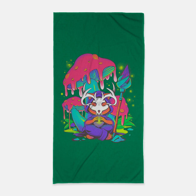 Mushroom Underworld Fox-None-Beach-Towel-ellr