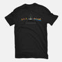 Dark Side Of The Rainbow-Womens-Fitted-Tee-dalethesk8er