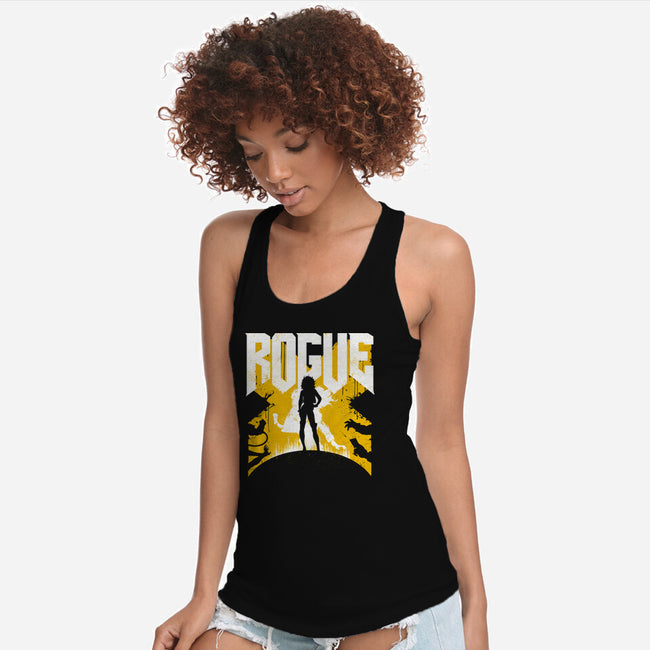 Rog 92 Special Edition-Womens-Racerback-Tank-rocketman_art