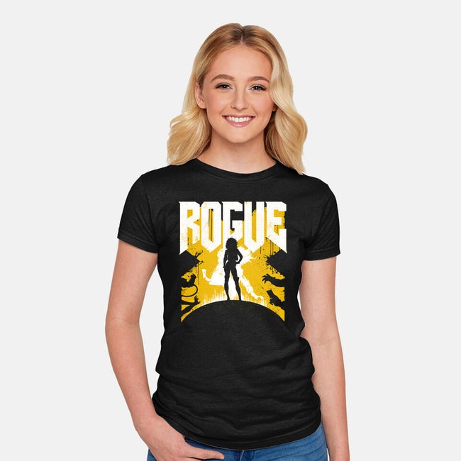 Rog 92 Special Edition-Womens-Fitted-Tee-rocketman_art