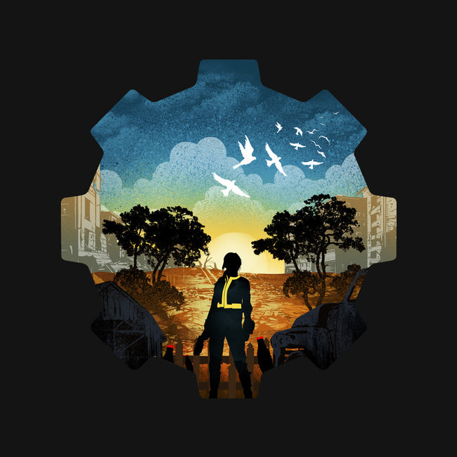 Fallout Landscape-None-Fleece-Blanket-dandingeroz