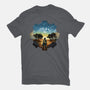 Fallout Landscape-Womens-Fitted-Tee-dandingeroz