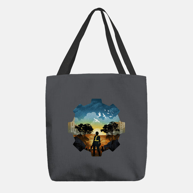 Fallout Landscape-None-Basic Tote-Bag-dandingeroz