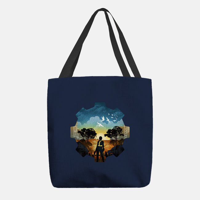 Fallout Landscape-None-Basic Tote-Bag-dandingeroz