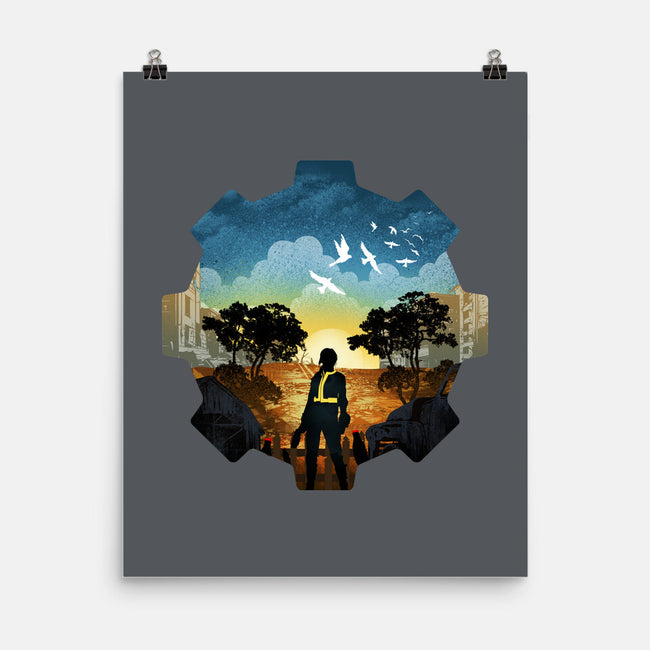 Fallout Landscape-None-Matte-Poster-dandingeroz