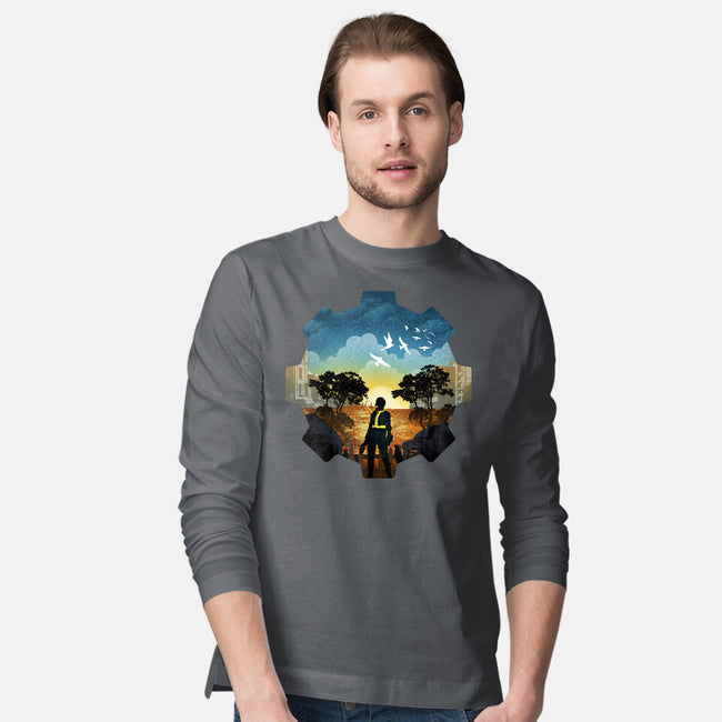 Fallout Landscape-Mens-Long Sleeved-Tee-dandingeroz