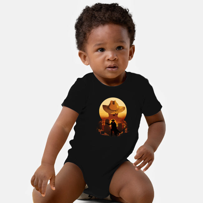 Wasteland Sunset-Baby-Basic-Onesie-dandingeroz