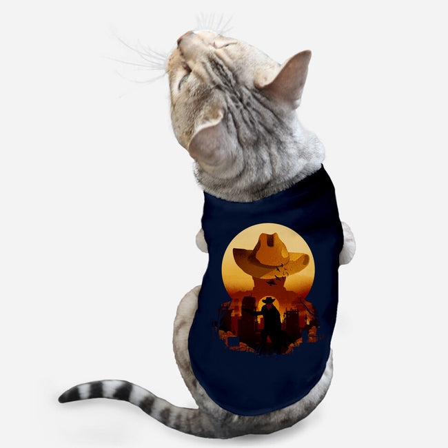 Wasteland Sunset-Cat-Basic-Pet Tank-dandingeroz