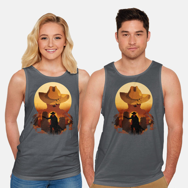 Wasteland Sunset-Unisex-Basic-Tank-dandingeroz