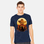 Wasteland Sunset-Mens-Heavyweight-Tee-dandingeroz