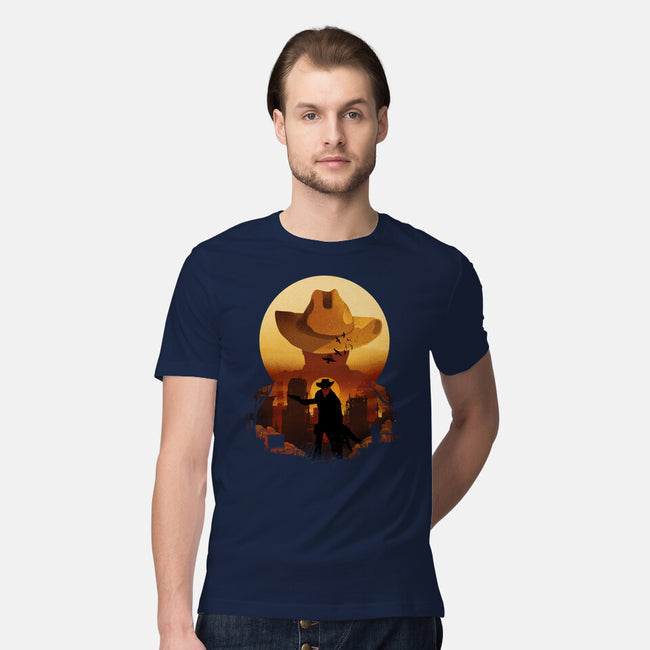 Wasteland Sunset-Mens-Premium-Tee-dandingeroz