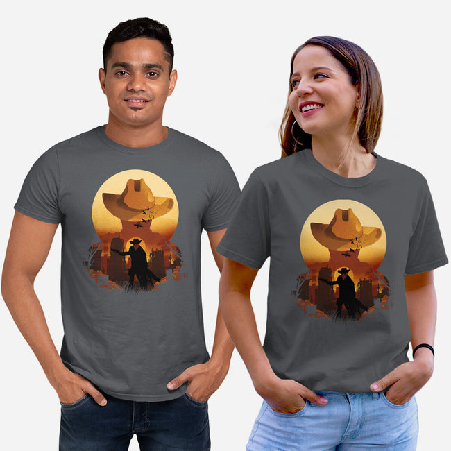 Wasteland Sunset-Unisex-Basic-Tee-dandingeroz