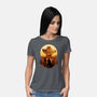 Wasteland Sunset-Womens-Basic-Tee-dandingeroz