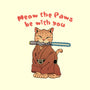 Meow The Paws Be With You-None-Matte-Poster-vp021