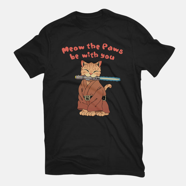 Meow The Paws Be With You-Mens-Premium-Tee-vp021