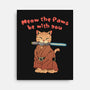 Meow The Paws Be With You-None-Stretched-Canvas-vp021