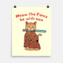 Meow The Paws Be With You-None-Matte-Poster-vp021