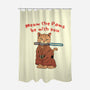 Meow The Paws Be With You-None-Polyester-Shower Curtain-vp021