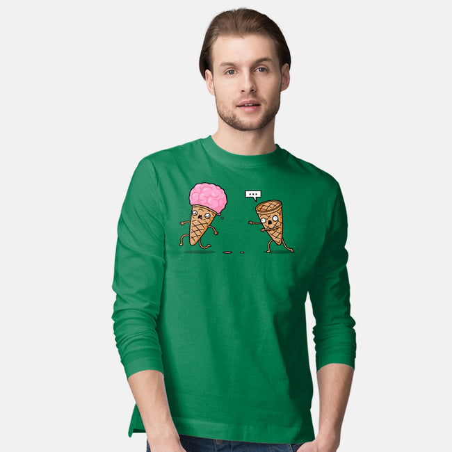 Empty Cone-Mens-Long Sleeved-Tee-Raffiti