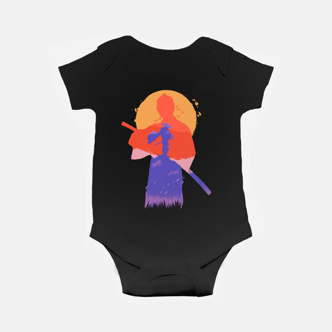 Samurai Jin-Baby-Basic-Onesie-RamenBoy