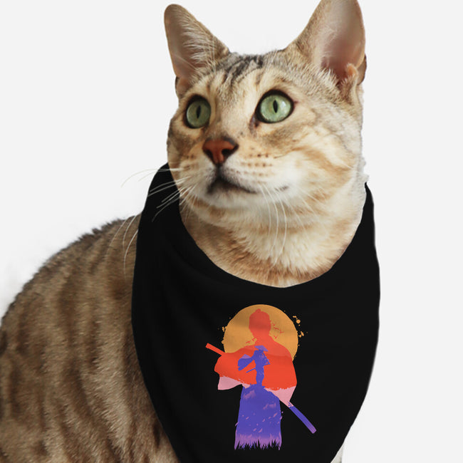 Samurai Jin-Cat-Bandana-Pet Collar-RamenBoy