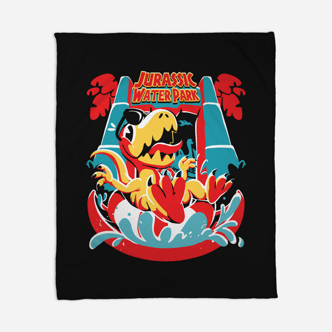 Jurassic Water Park-None-Fleece-Blanket-estudiofitas