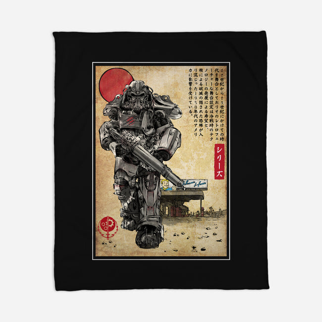 The Way Of Maximus Ukiyo-None-Fleece-Blanket-DrMonekers