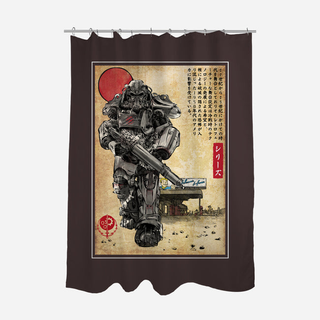 The Way Of Maximus Ukiyo-None-Polyester-Shower Curtain-DrMonekers