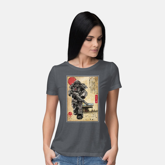 The Way Of Maximus Ukiyo-Womens-Basic-Tee-DrMonekers