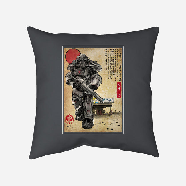 The Way Of Maximus Ukiyo-None-Removable Cover-Throw Pillow-DrMonekers